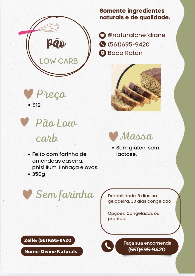 Pão Low Carb